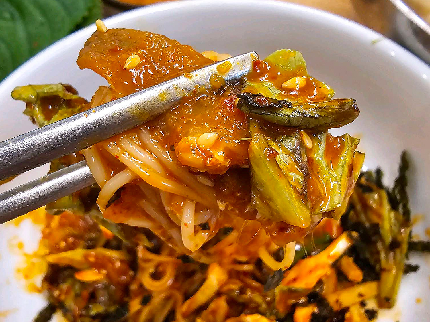 백반기행 송도 멸치회무침 메뉴 사진