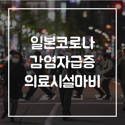  일본 코로나 감염자 1만명 돌파, 의료 시설 마비