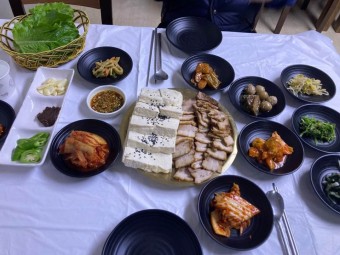 두부젓국 두부수육 두부삼합