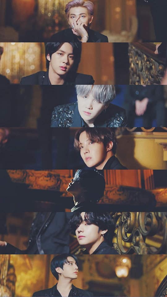  아미를 바라보는 방탄소년단 눈빛