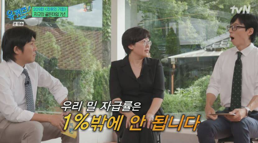우리 밀 자급률 1%