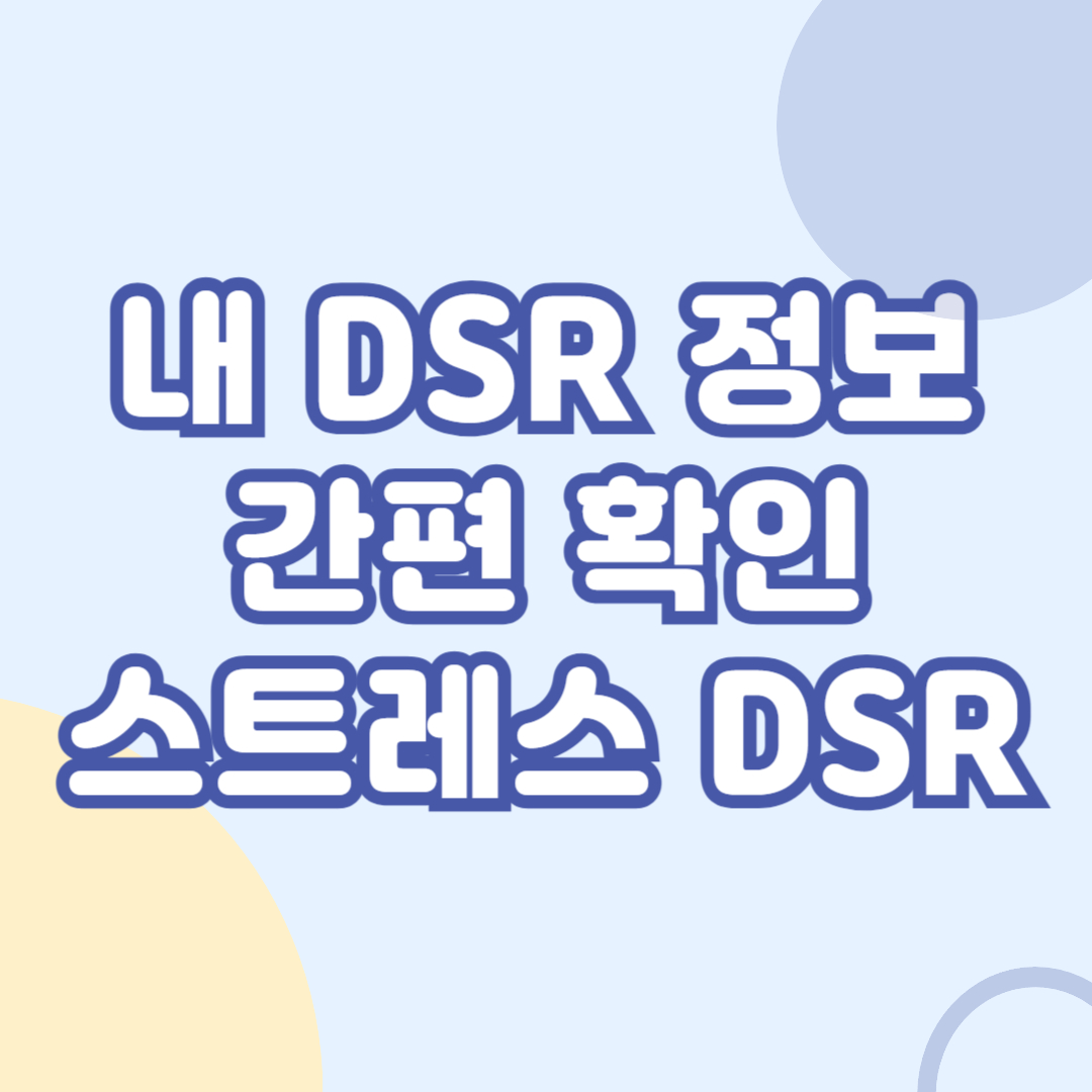 내-DSR-정보-간편-확인