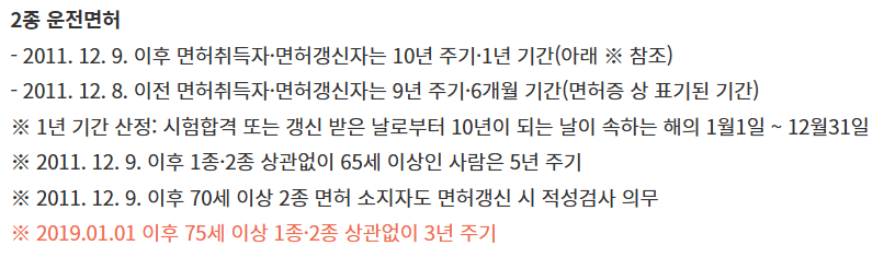 운전-면허-갱신-기간