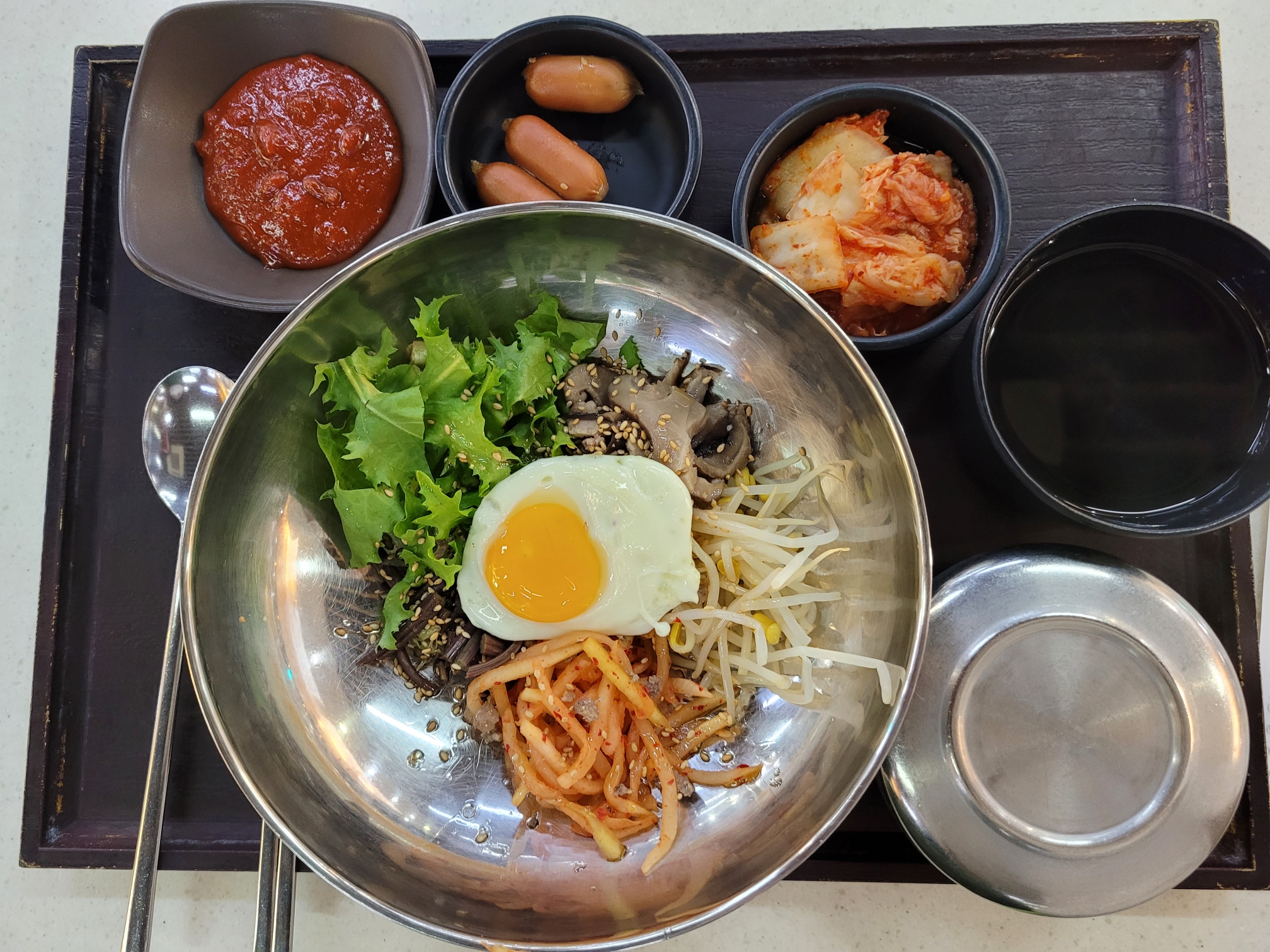  덕평자연휴게소 식당가(푸드코너)_ 돈까스,떡만두라면, 비빔밥_양방향에 이용가능한 휴게소!