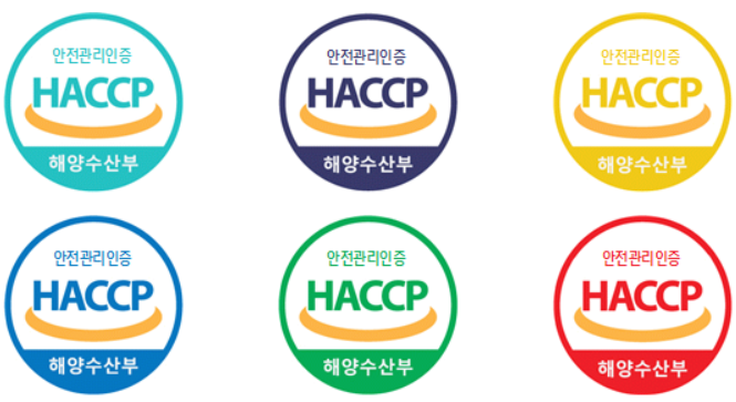 [HACCP 현재 인증 표시]