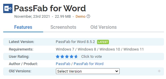 PassFab-for-Word