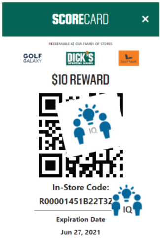  걸으면서 리워드 받는 Dick's Sporting Good with Fitbit