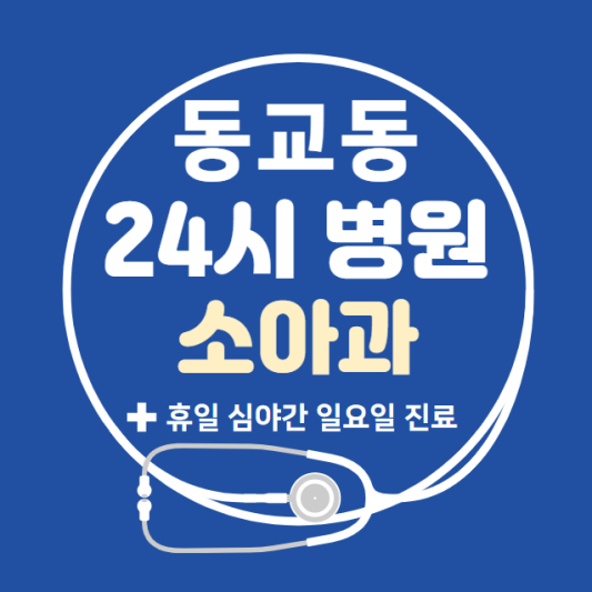 마포구-동교동-24시간-병원-소아과-토요일-야간-일요일-진료-당직병원-찾기