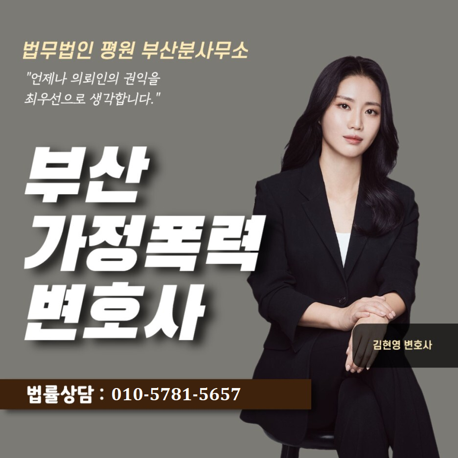 부산이혼소송변호사 가정폭력 고소