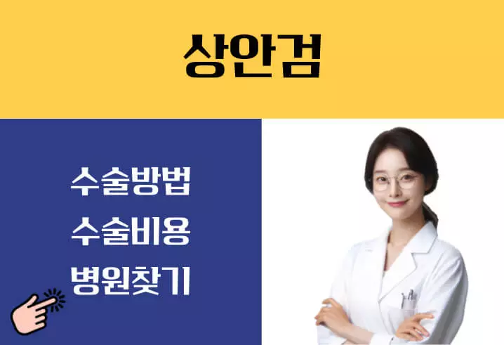 상안검 수술 비용 회복기간