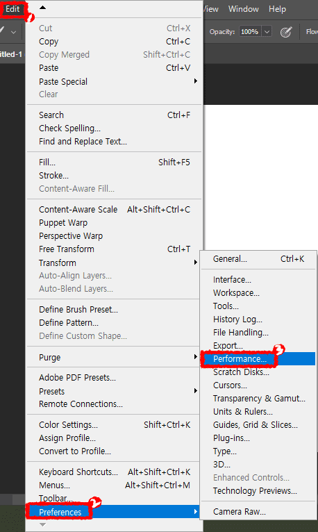 photoshop-edit-preferences-performance