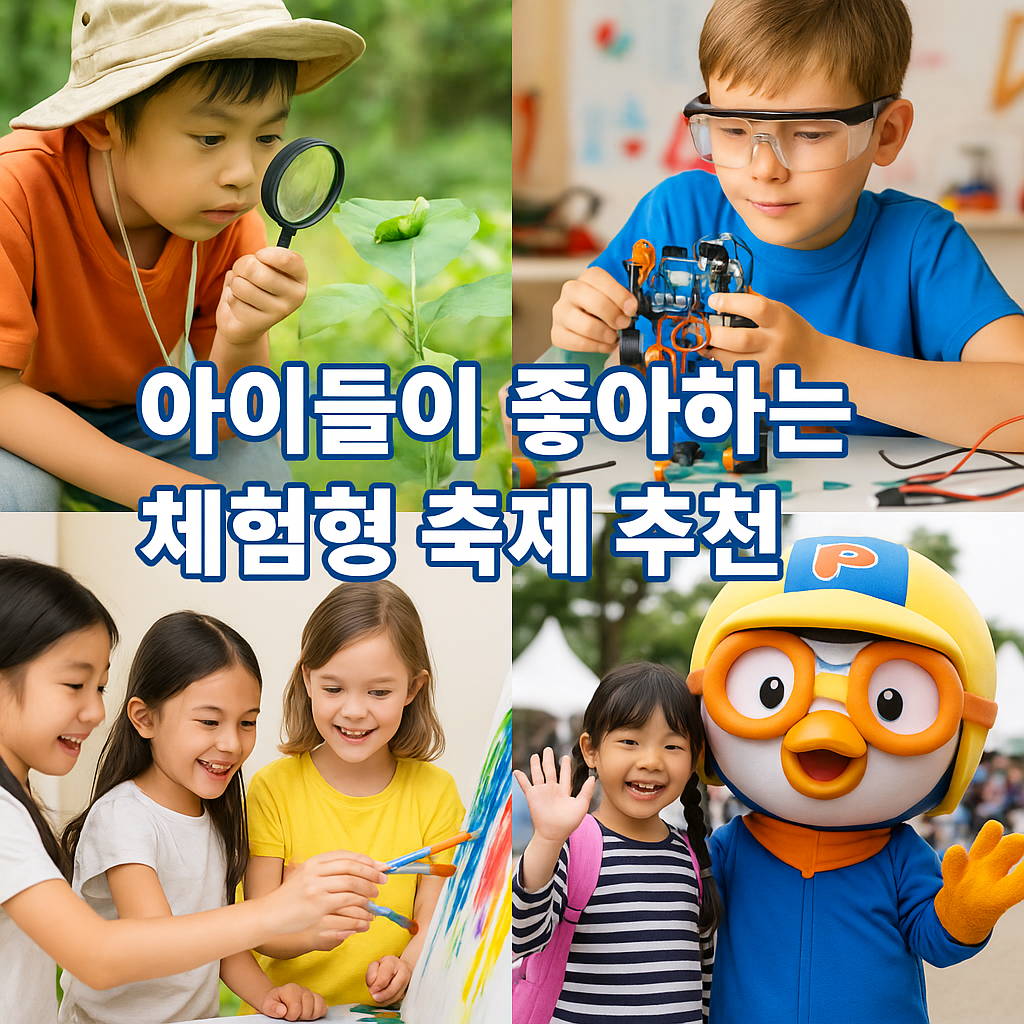 아이들과 함께 떠나는 체험형 축제 여행