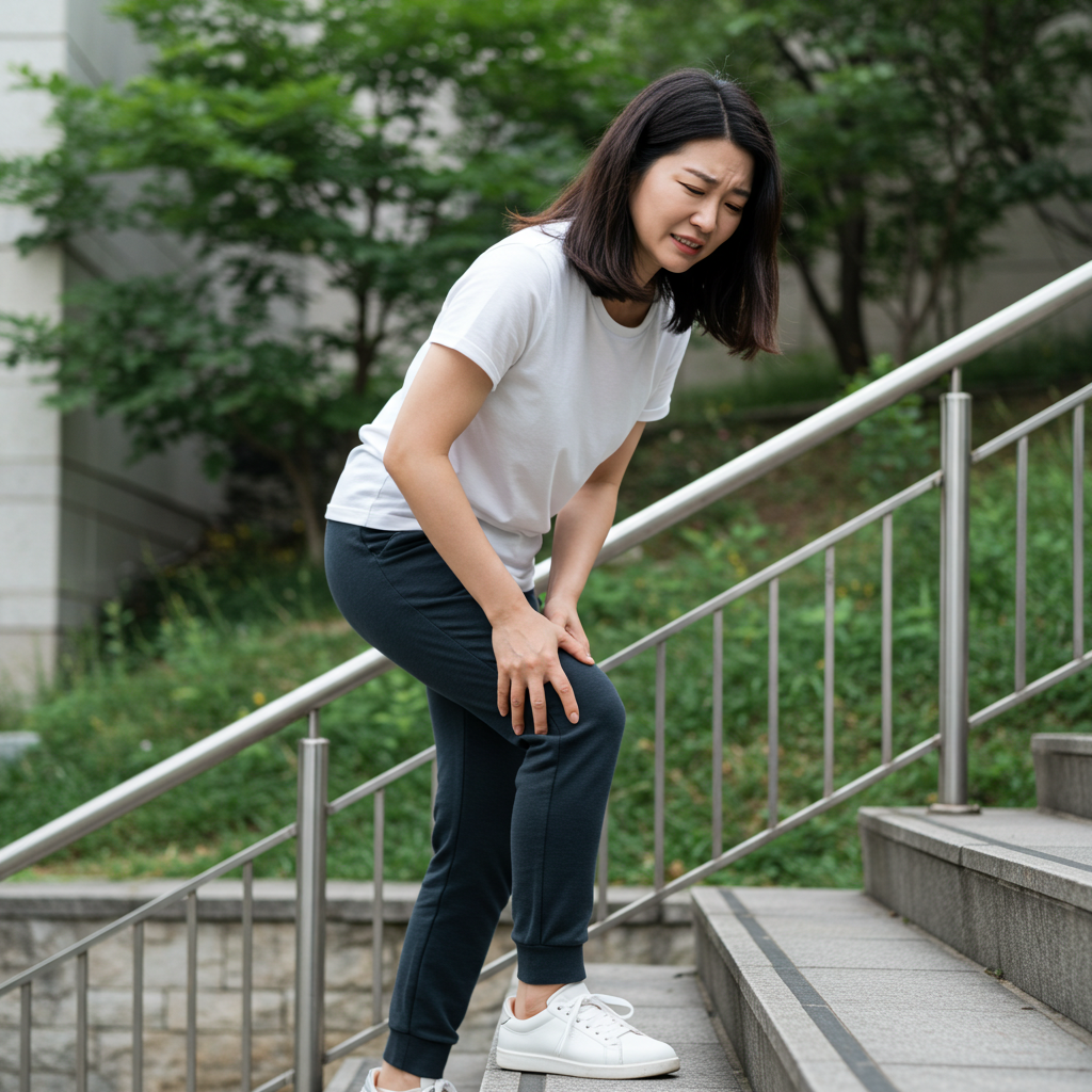 움직일 때 통증이 점점 심해져요