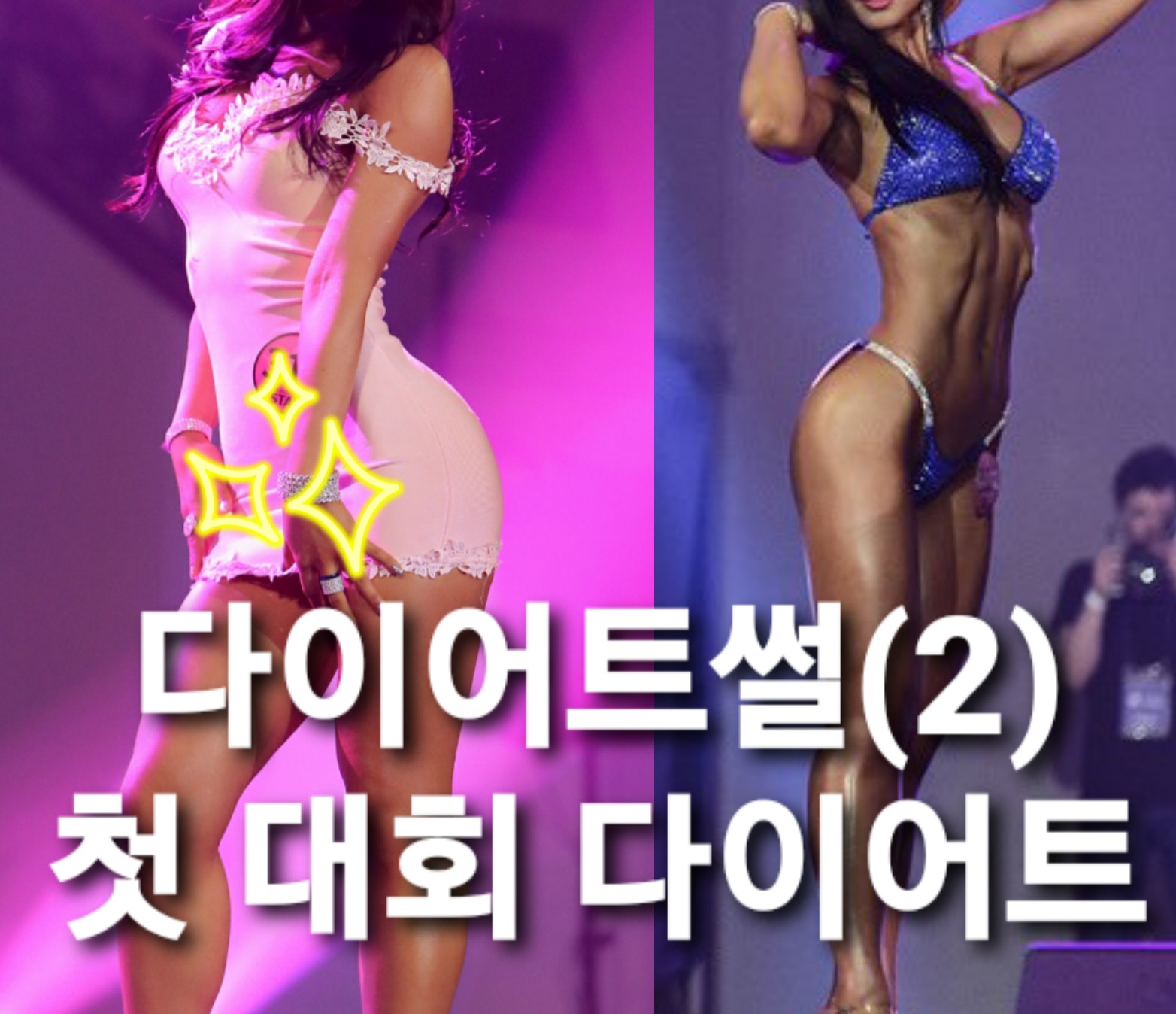  다이어트 썰(2)- 첫 피트니스 대회 다이어트/ 칼식단 다이어트/ 바디프로필 다이어트