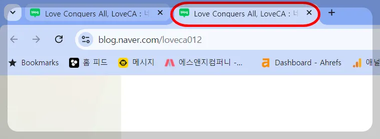 클릭하면 이렇게 새로운 창이 뜨면서 설정한 링크로 이동합니다!