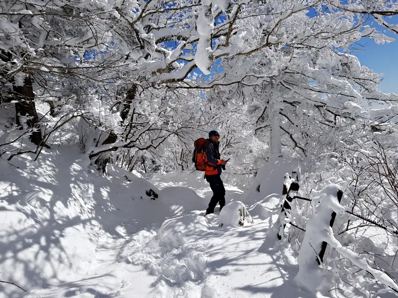 지리산 설경 상고대