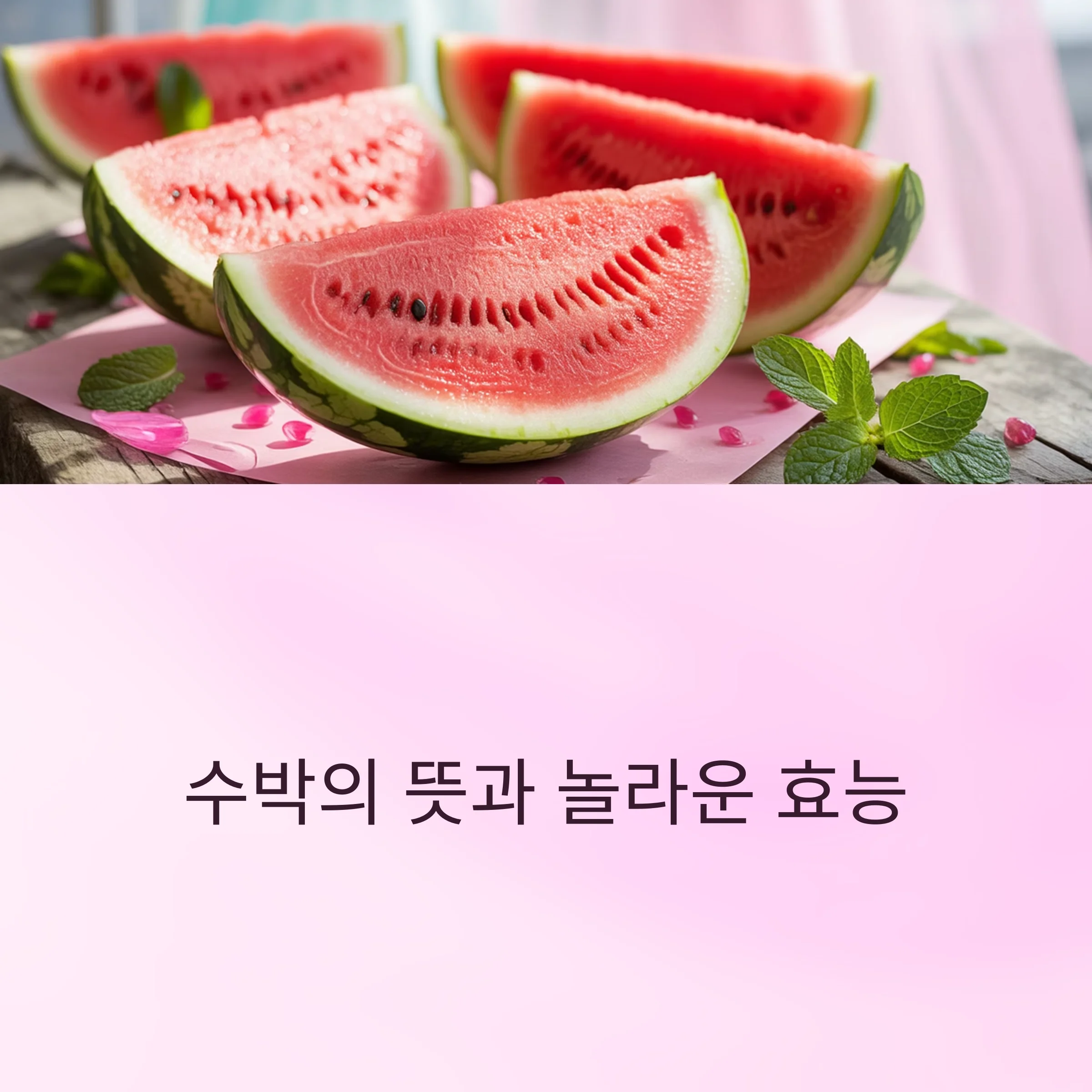 수박뜻과-효능