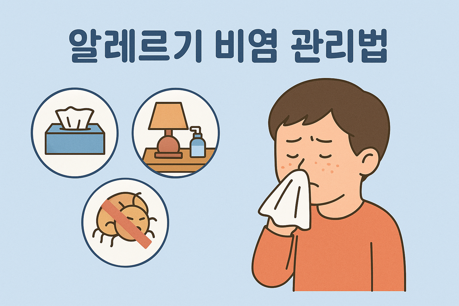 알레르기 비염 관리법