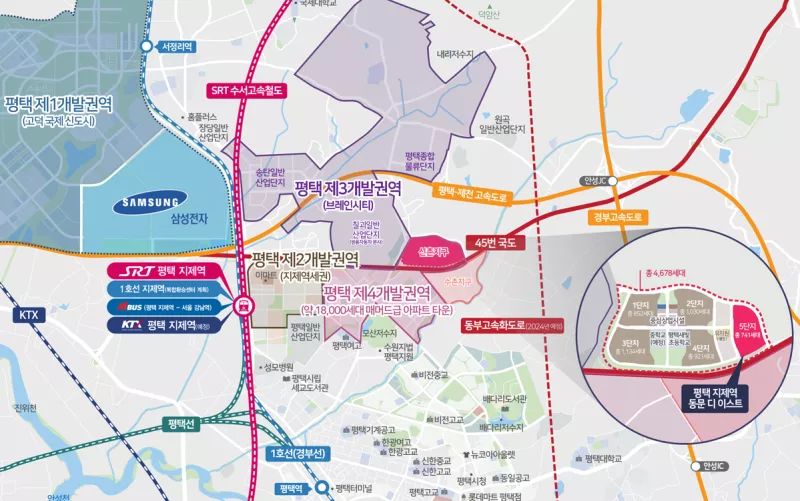 입지 환경. 출처: 홈페이지