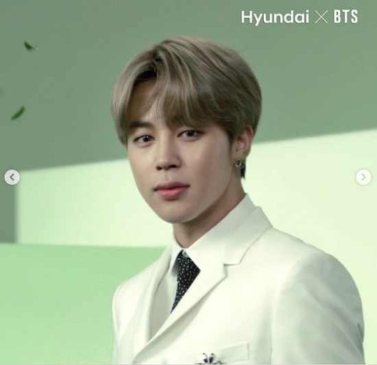  방탄소년단 지민, 새하얀 슈트로 뽐낸 '청량미' 치명적 잘생김