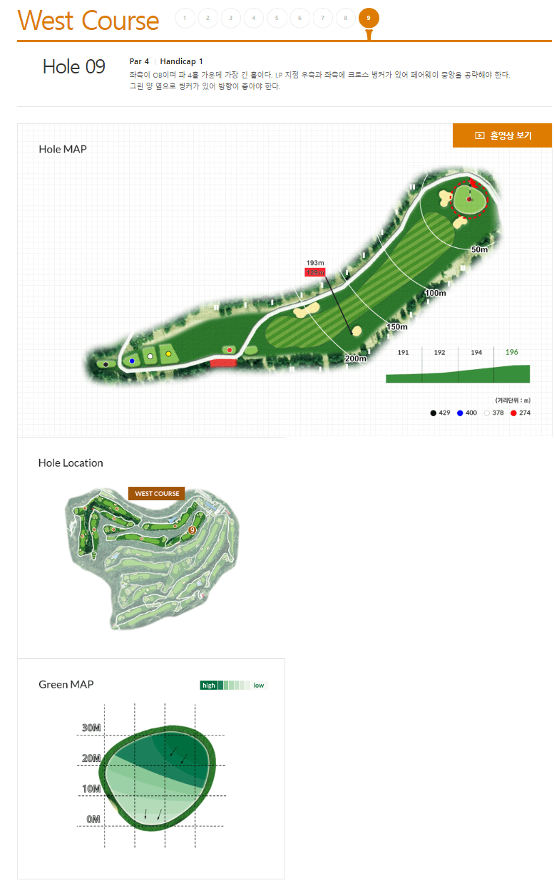 블루원 용인 CC 공략도 27