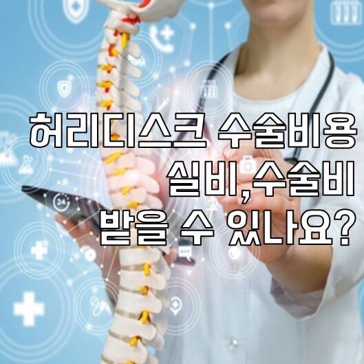 디스크 실손보험으로 받을 수 있는 디스크 관련 시술과 수술 종류와 보장 금액을 알아본다. 3