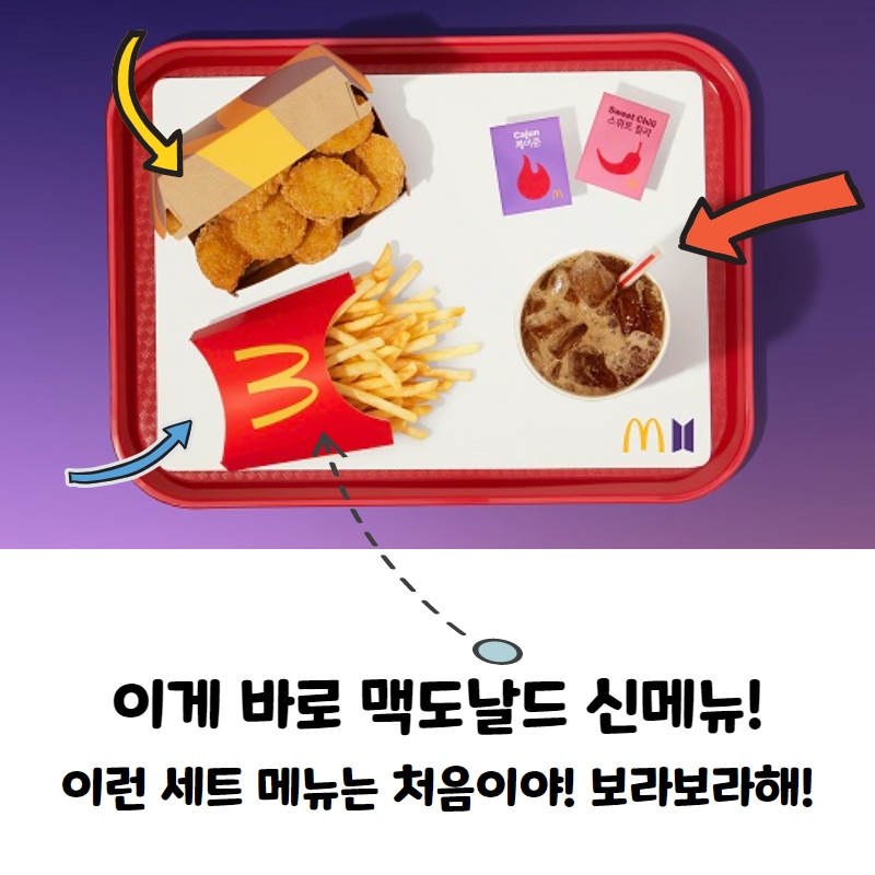  한류열풍의 중심! BTS! 맥도날드 신메뉴라고!? BTS세트!