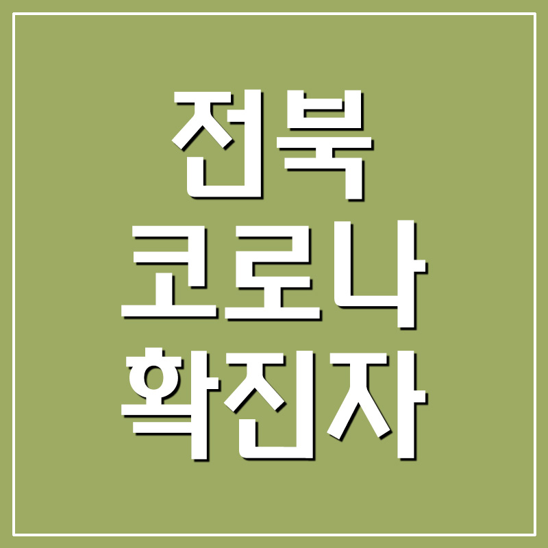  전북 코로나 확진자 현황