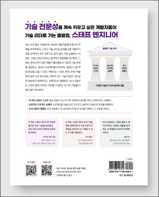 개발자를넘어-기술리더로-가는길-스태프 엔지니어 역량과 마인드셋0책소개-나는리뷰어다-한빛미디어