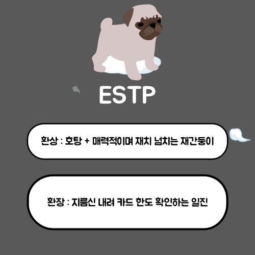 MBTI 유형별 환상의 성격과 환장의 성격은?