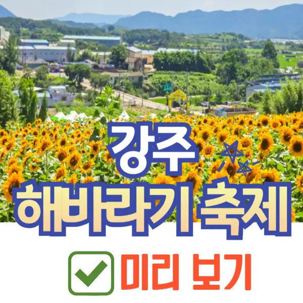 강주 해바라기 축제