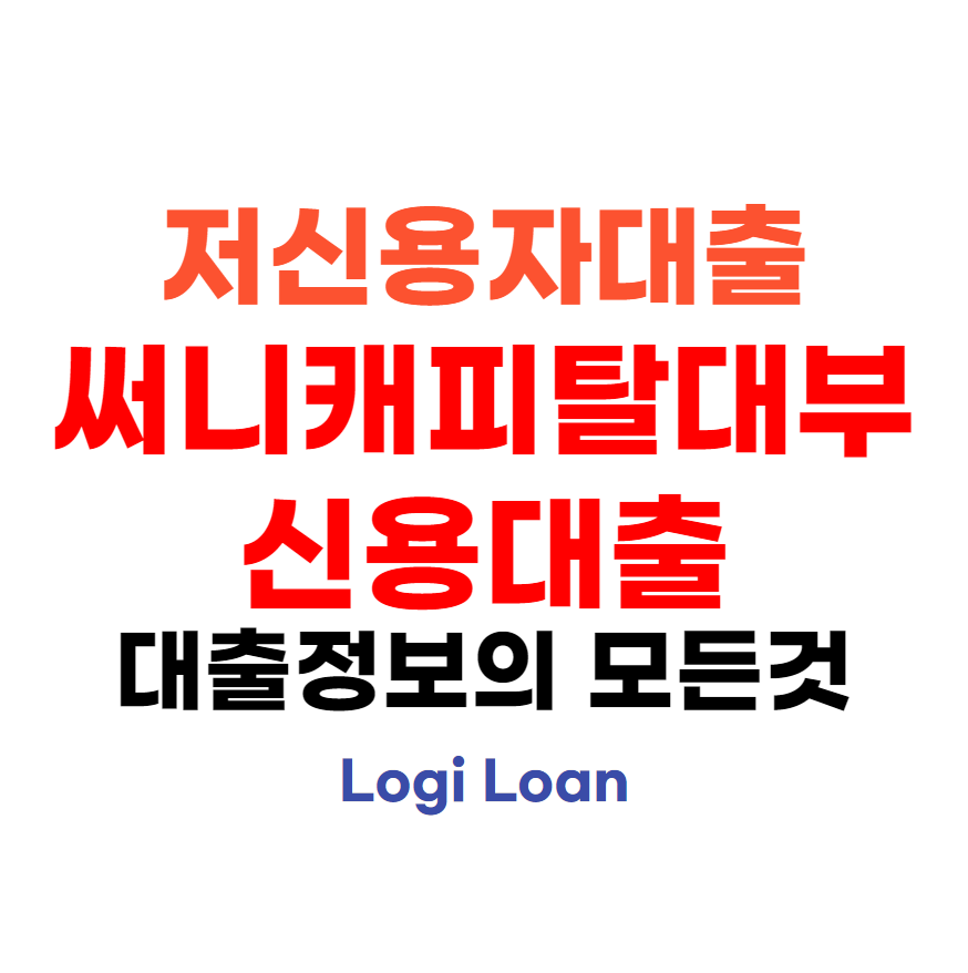 저신용자대출써니캐피탈대부신용대출