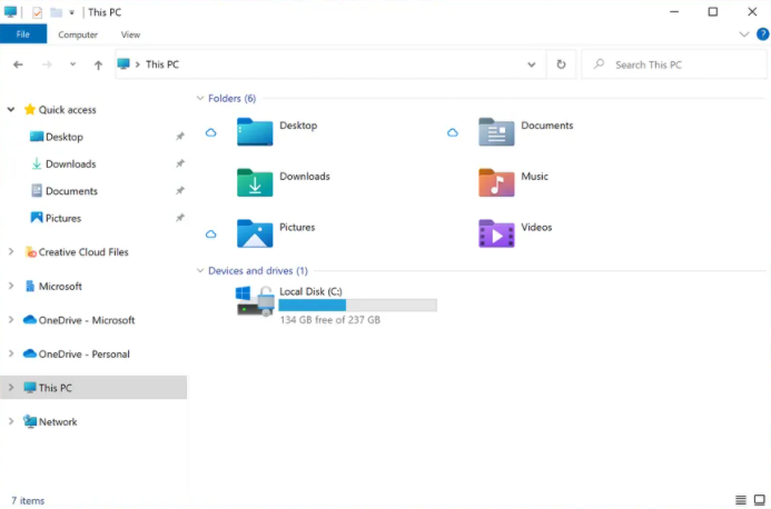  마이크로소프트웨어(Microsoft) 윈도우10(window10) 아이콘 업데이트 (휴지통 포함)