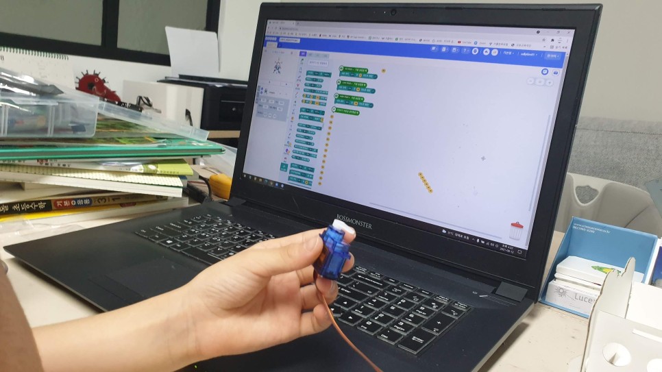 3차시 "주차차단기 만들기" 서초양재도서관 - 어린이코딩교실 4