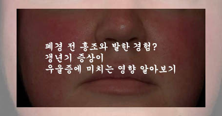  폐경 전 홍조와 발한 경험? 갱년기 증상이 우울증에 미치는 영향 알아보기