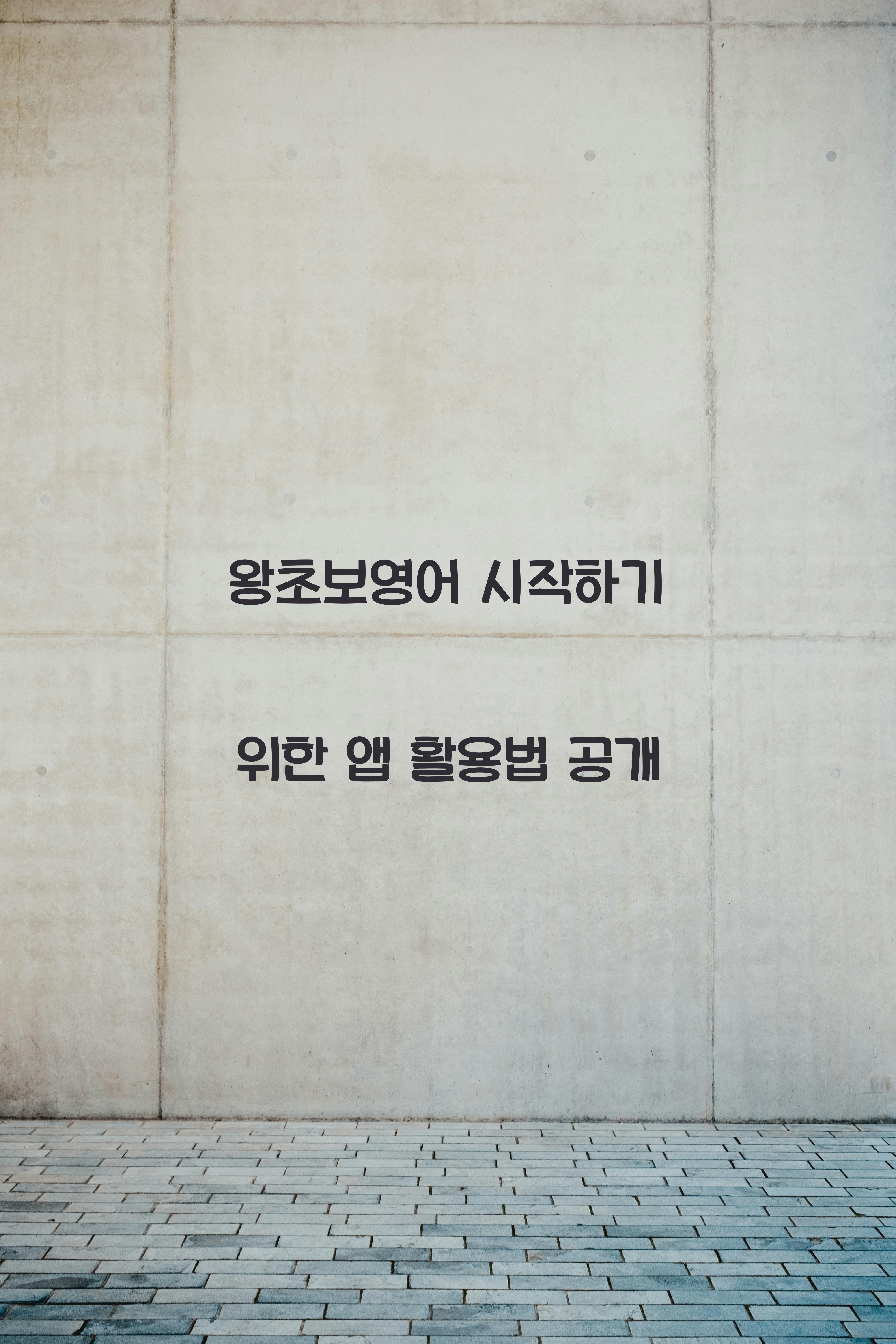 왕초보영어