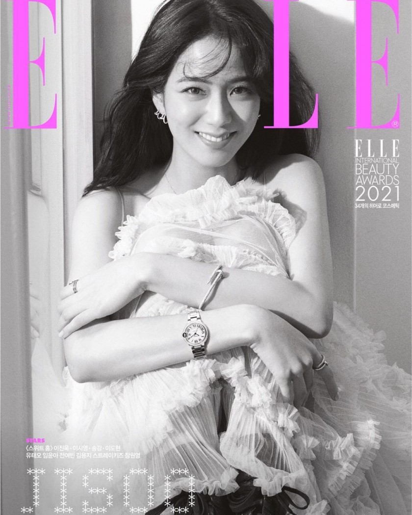  블랙핑크 지수 x ELLE x 까르띠에 화보 2021년 1월