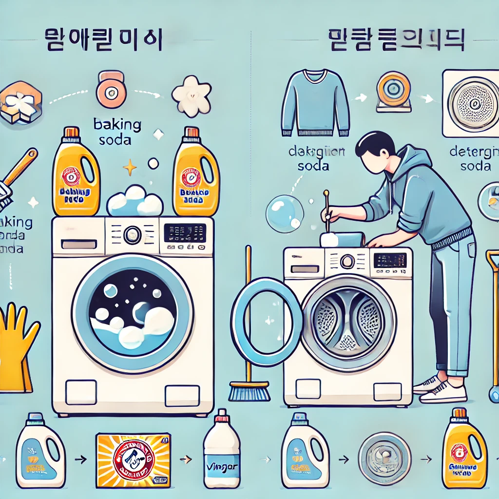 세탁기 청소법, 세탁기 셀프 청소 1