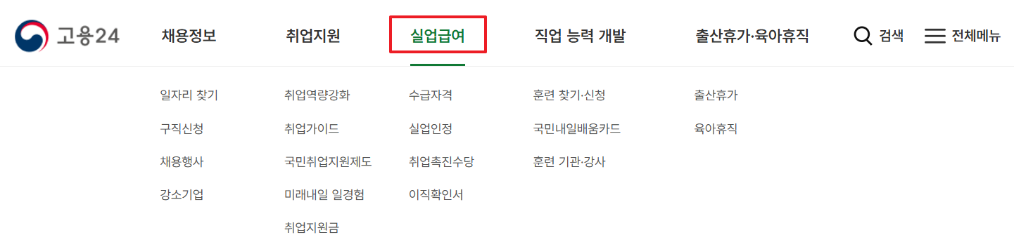 2025년 실업급여 지급기간