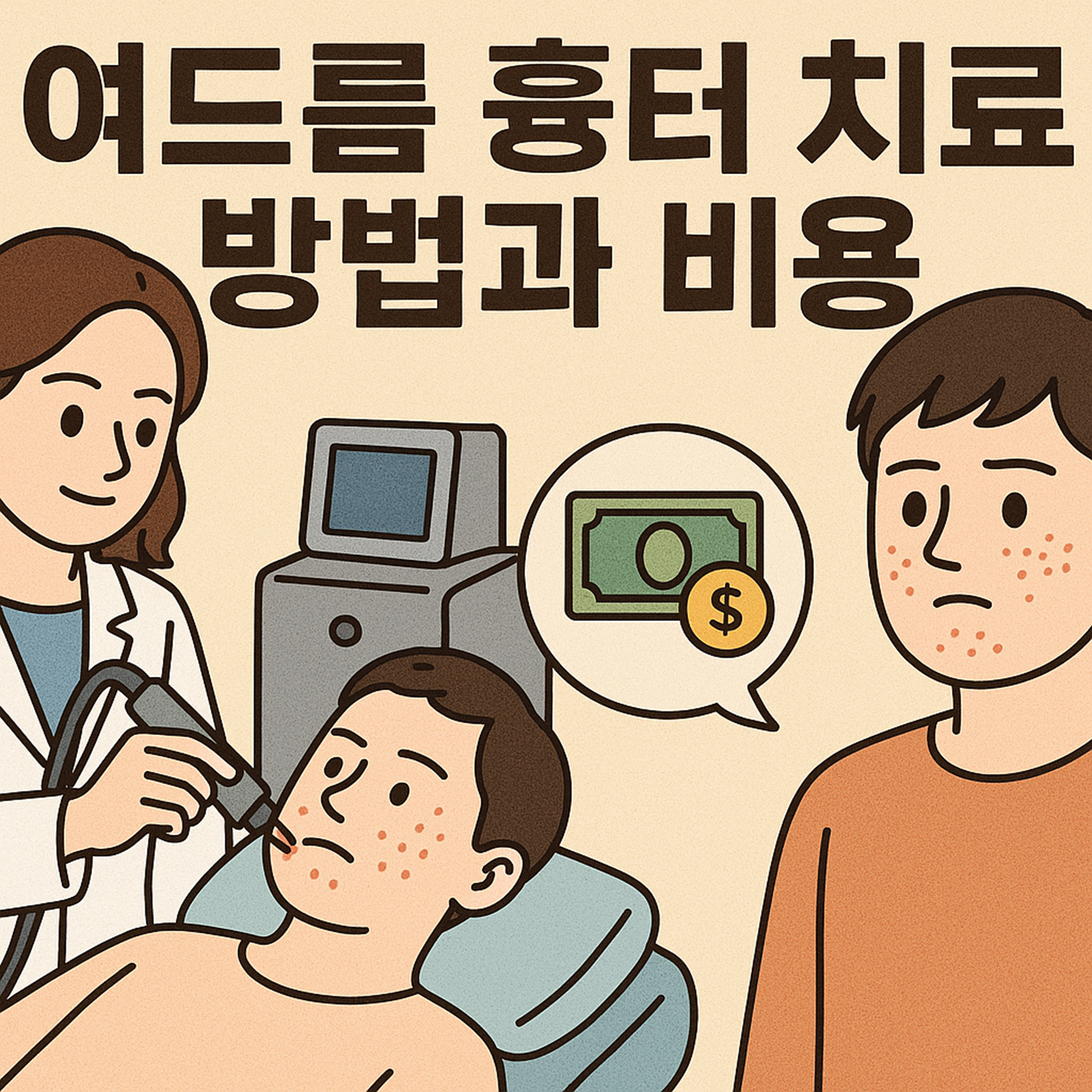 여드름 흉터 치료 방법과 비용