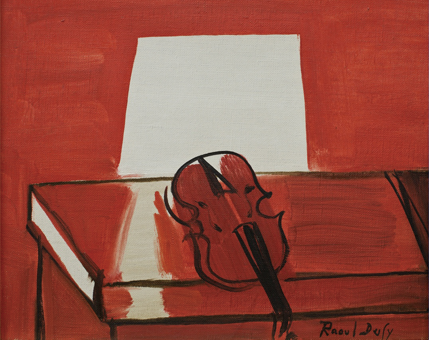  Raoul Dufy&amp;#44; Le Violon rouge