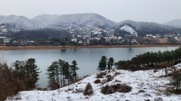 스타벅스 더북한강R점 테라스 전망