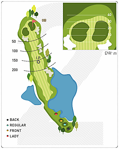 천안상록CC 남 코스 2번 홀