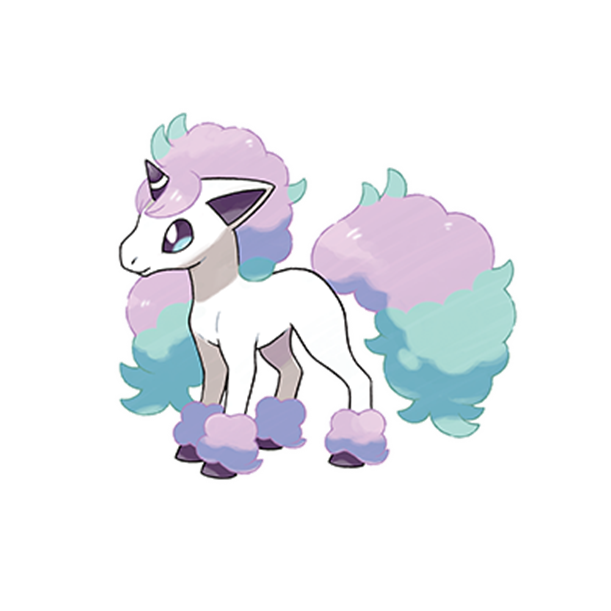  [포켓몬도감]  No. 077 포니타 Ponyta #077 Galarian Form