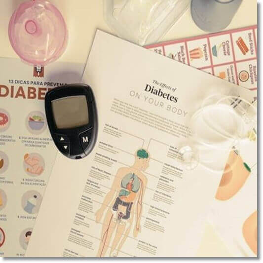 크산톤 인슐린 감수성 개선 효과&#44; 혈당 측정기와 관련 서류