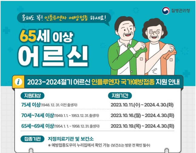 어르신 독감 예방 접종