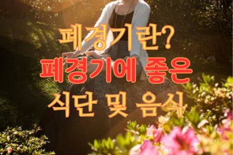 폐경기에 좋은 식단 및 음식