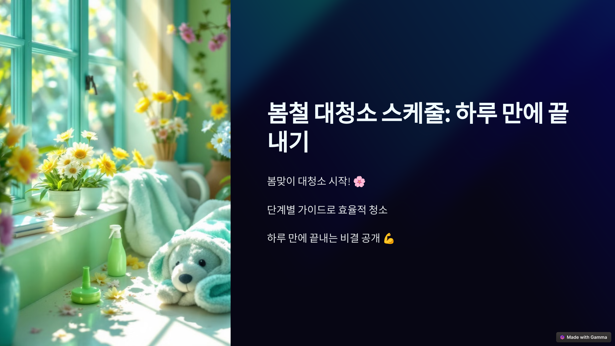 봄철 대청소