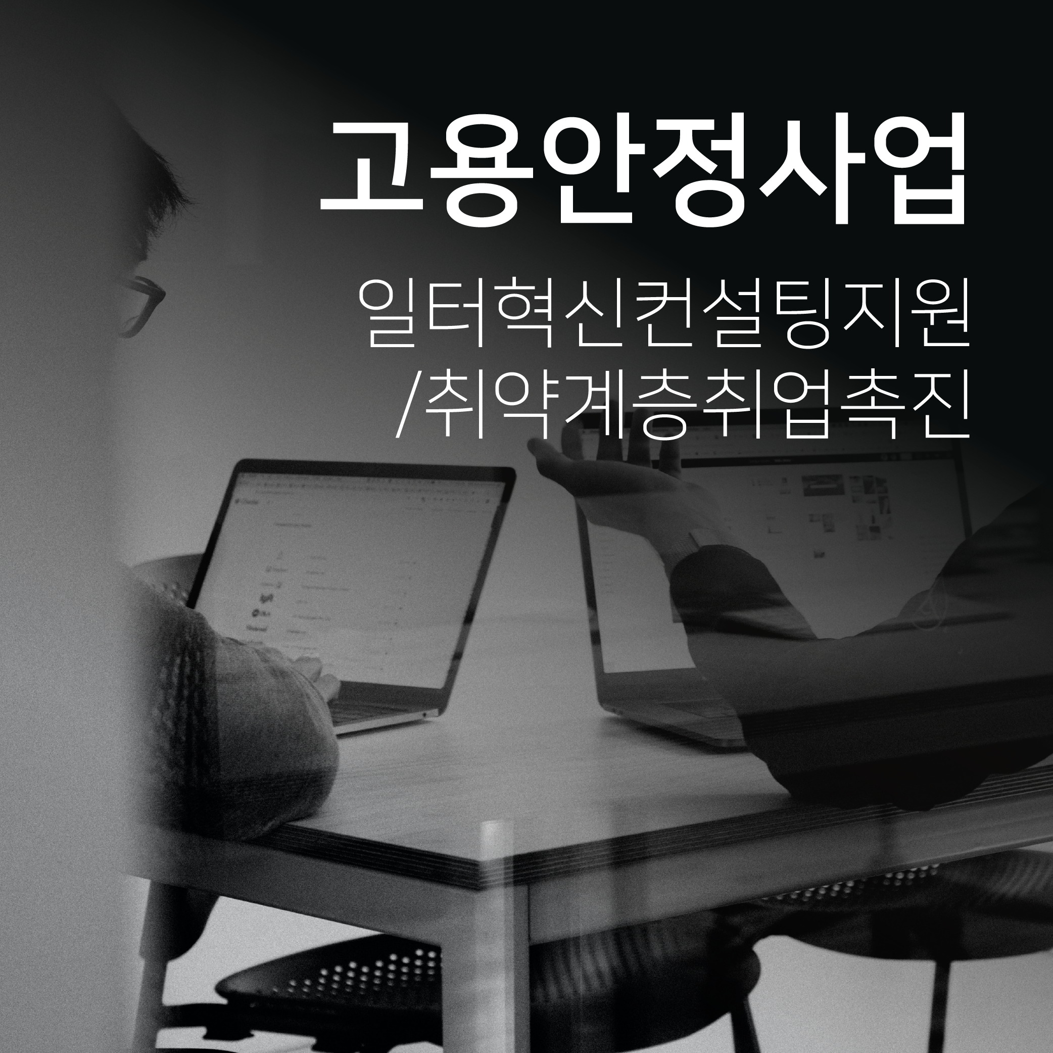  고용안정사업 (4) - 일터혁신 컨설팅지원과 취약계층 취업촉진