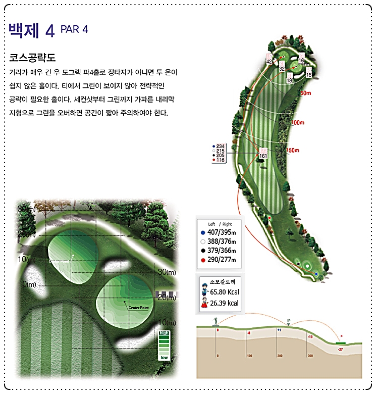 한원CC 백제 코스 4번 홀